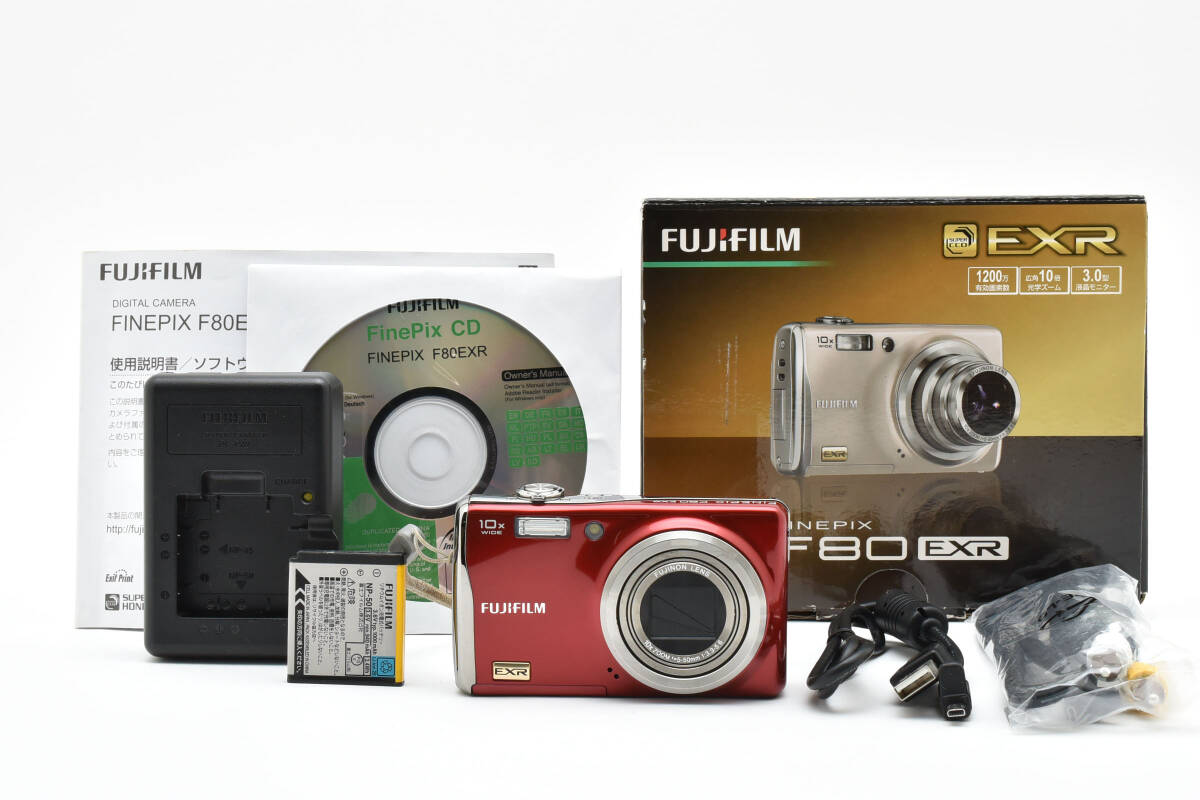 超美品 富士FinePix F80EXR 元箱付き 動作確認済み 付属品完備 Amazon | FUJIFILM デジタルカメラ FinePix F80EXR ブラック FX