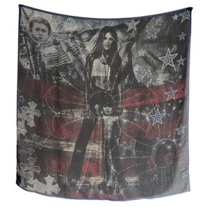 Chrome Hearts クロムハーツ シルクスカーフ Family Framed Silk Scarf