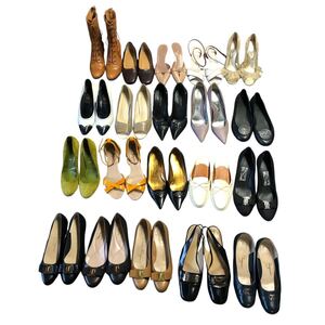 ZM274 まとめ売り レディース 靴 フェラガモ PRADA GUCCI フェンディ BALLY トリーバーチ リーガル セルジオロッシ レペット 20セット