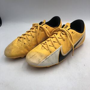 V499Y NIKE Nike veipa-13 HG Junior мужской футбол шиповки обувь US5Y 23.5cm желтый черный