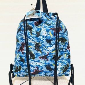 新品 定価1,408円 恐竜 キルト ナップサック バッグ キッズ