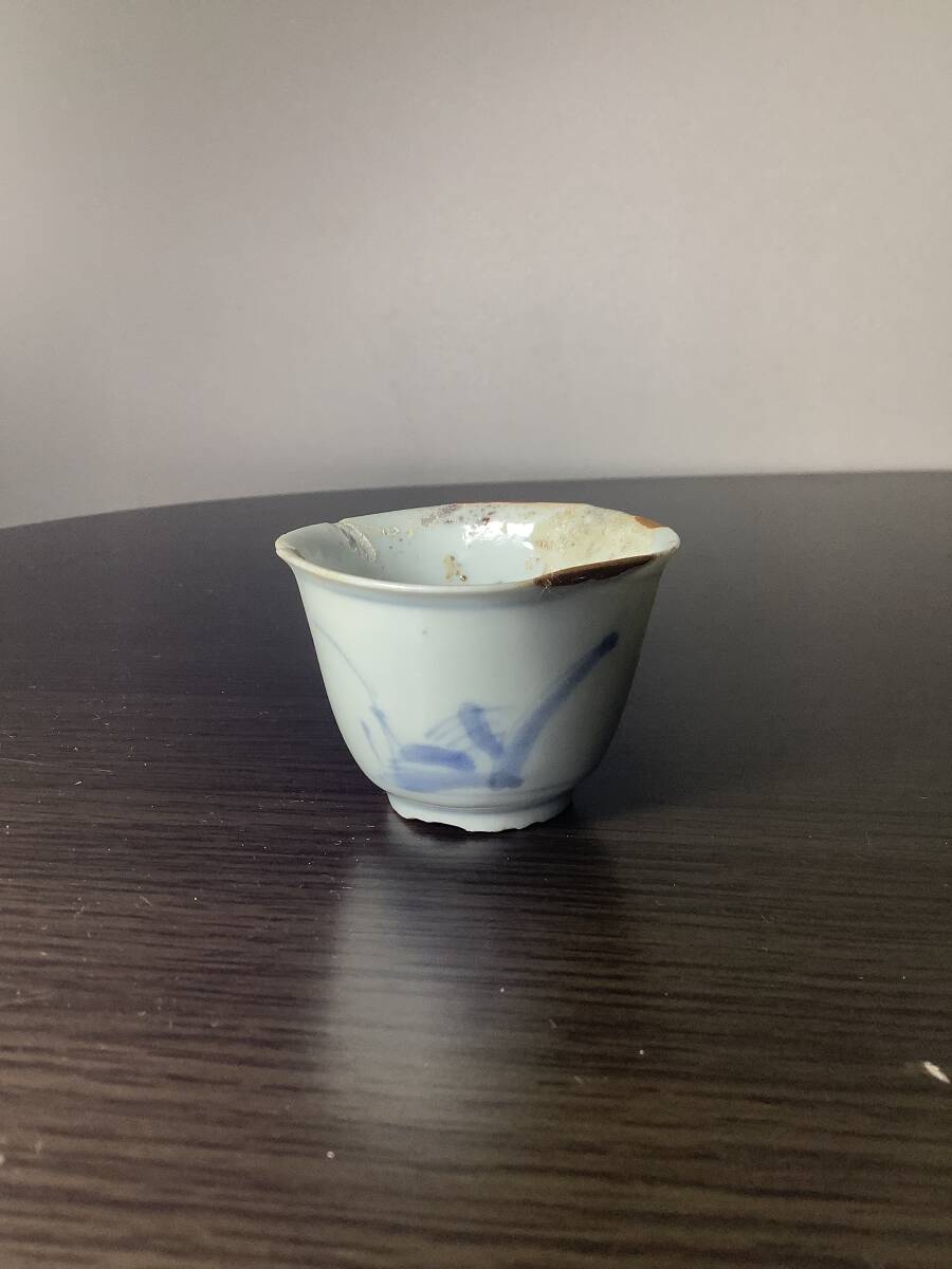 初期伊万里 鎬文 盃 ぐい呑み 江戸時代 陶片 古唐津 古伊万里 古美術 Yahoo!オークション -「初期伊万里 盃」の落札相場・落札価格