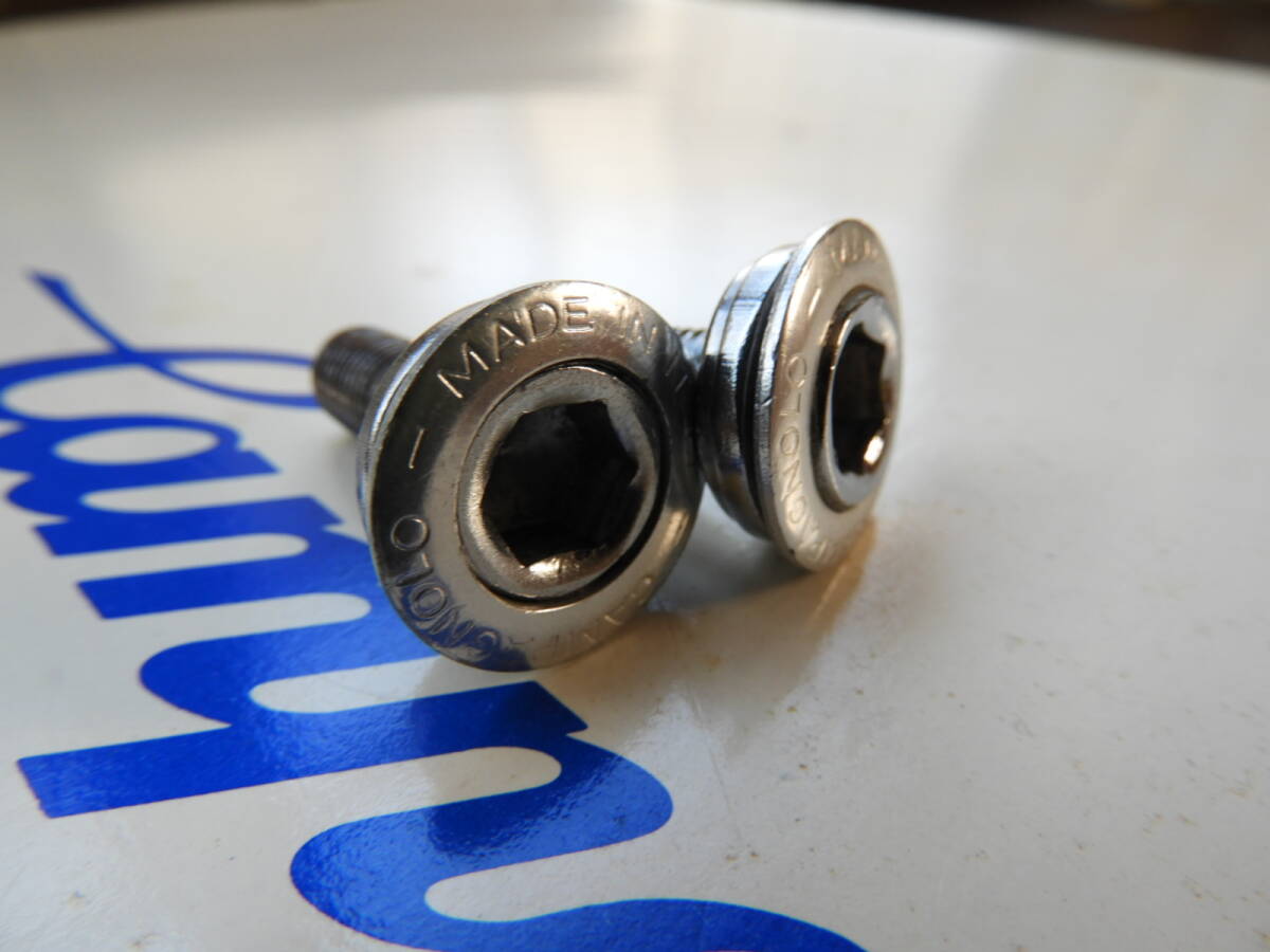 80 【新品未使用・希少品】CAMPAGNOLO　カンパニョーロ　ギヤクランク シルバーが美しい！☆希少80年代カンパニョーロ☆クランクセット