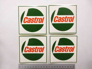 ◎送料185円より レア?カストロール Castrol オイル 4枚セット デカール ステッカー シール コレクション