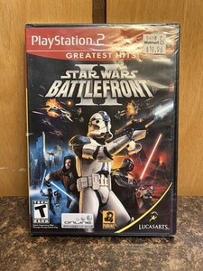 NEW SEALED スターウォーズ Battlefront II PlayStation 2 PS2 Greatest Hits READ 海外 即決