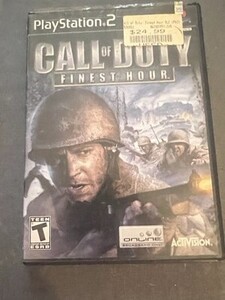 Call of Duty: Finest Hour (Sony PlayStation 2, 2004) 海外 即決