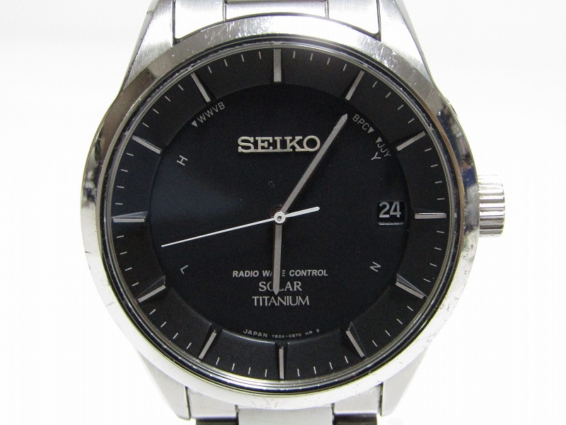SEIKO 電波 腕時計 ソーラー チタン 7B24-0BB0 セイコー 楽天市場】SEIKO セイコー/メンズウォッチ/電波ソーラー/7B24