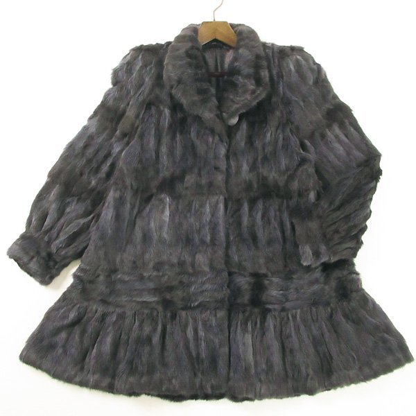 新品未使用タグ付き ロシアンリス 毛皮コート ペイズリー柄 DASCO リアル 新品未使用タグ付き ロシアンリス 毛皮コート ペイズリー柄