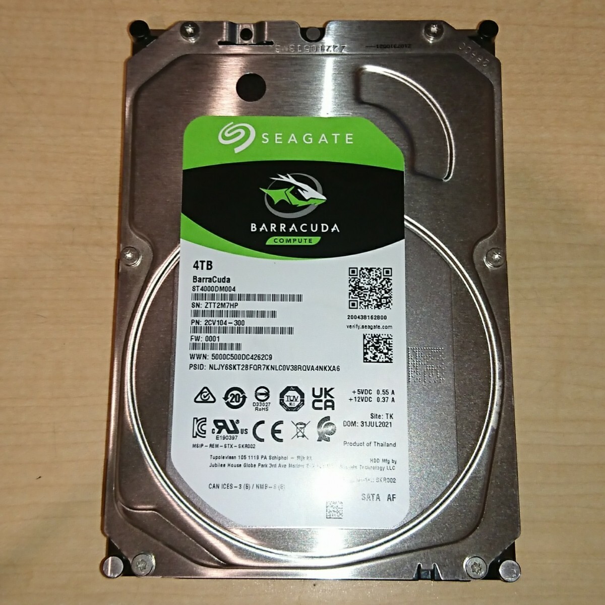 2025年最新】Yahoo!オークション -seagate hdd 4tbの中古品