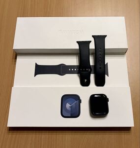 Apple Watch Series 9 GPSモデル 41mm ミッドナイトスポーツバンド MR8W3J/A