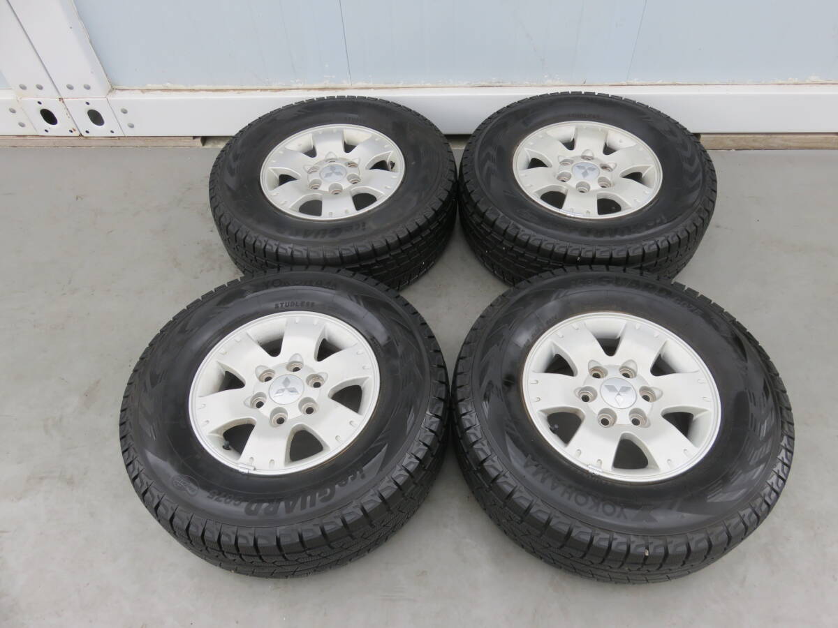 三菱 パジェロ 純正 265/70R16 7J＋10 ホイール　タイヤ　 4本 2025年最新】Yahoo!オークション -パジェロ 純正 ホイール(16