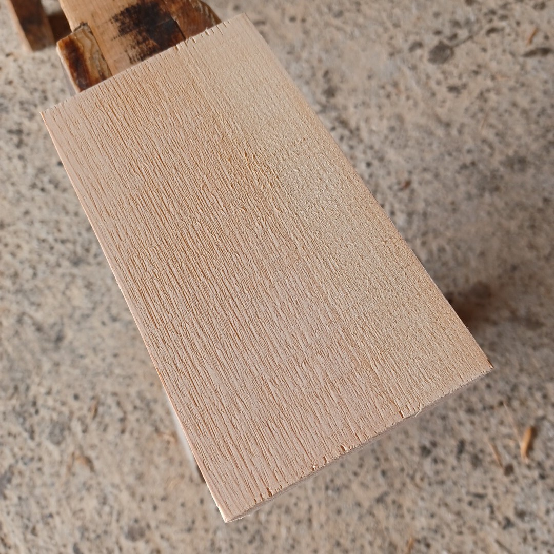 角材-1088【17.4×9.5×4.7cm】　 国産ひのき　【柾目】　 角材　