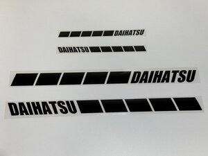 (SID19) DAIHATSU サイドラインステッカー カッティングステッカー 切り文字 4枚セット(2411)ダイハツ タント ムーヴキャンパス タフト_