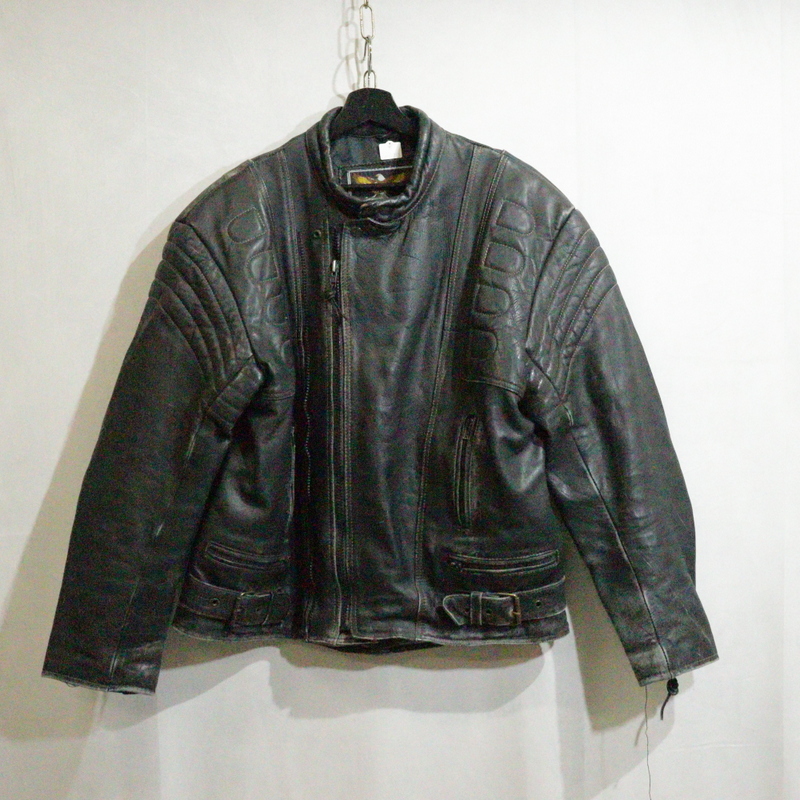 90s XL相当 ボンバージャケット ライダース エルボーパッチ 本革 黒 Yahoo!オークション -「エルボーパッチジャケット」(メンズ