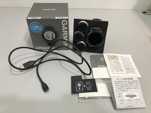 ◆GARMIN ガーミン APPROACH S62 アプローチ GPSゴルフウォッチ 黒 中古◆16158★