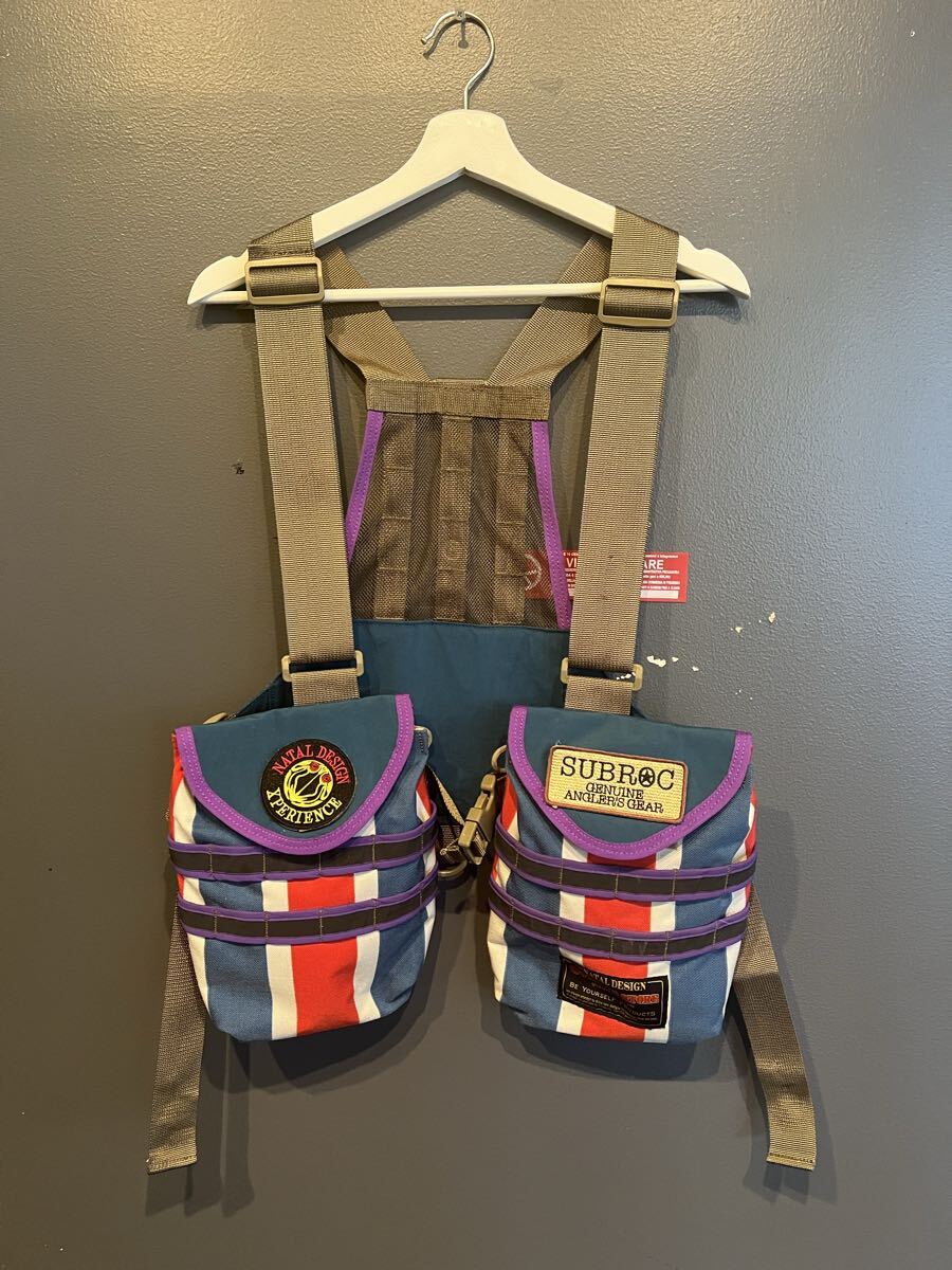 未使用　ネイタルデザイン　サブロック　ゴーフィッシュコラボ　フィッシングベスト 即完必至！ フィールドを彩る、サブロック×ネイタルデザインの