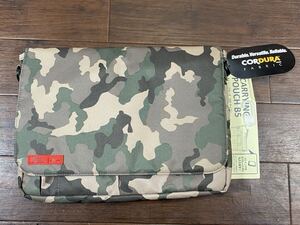 ♪♪未使用 CORDURA キャリングポーチ B5 迷彩 コーデュラ クッション入り♪♪
