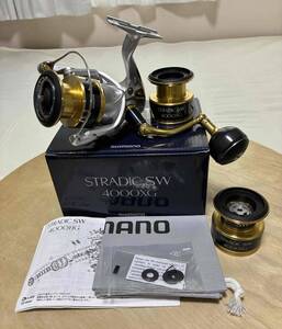 ★★★シマノ18ストラデイックSW 4000XG 元箱付&替えスプール2個 美品★★★
