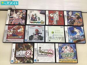 T08 D【現状】ニンテンドーDS ソフト まとめ売り マリオカート マリオバスケ NARUTO 他 NINTENDO DS