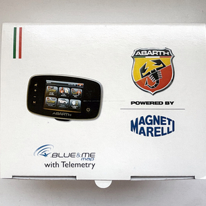 未使用 ABARTH Blue&Me map with Telemetry アバルト カーナビ 純正 化粧箱入り Magneti Marelli マニエッティ・マレリ TomTom トムトム