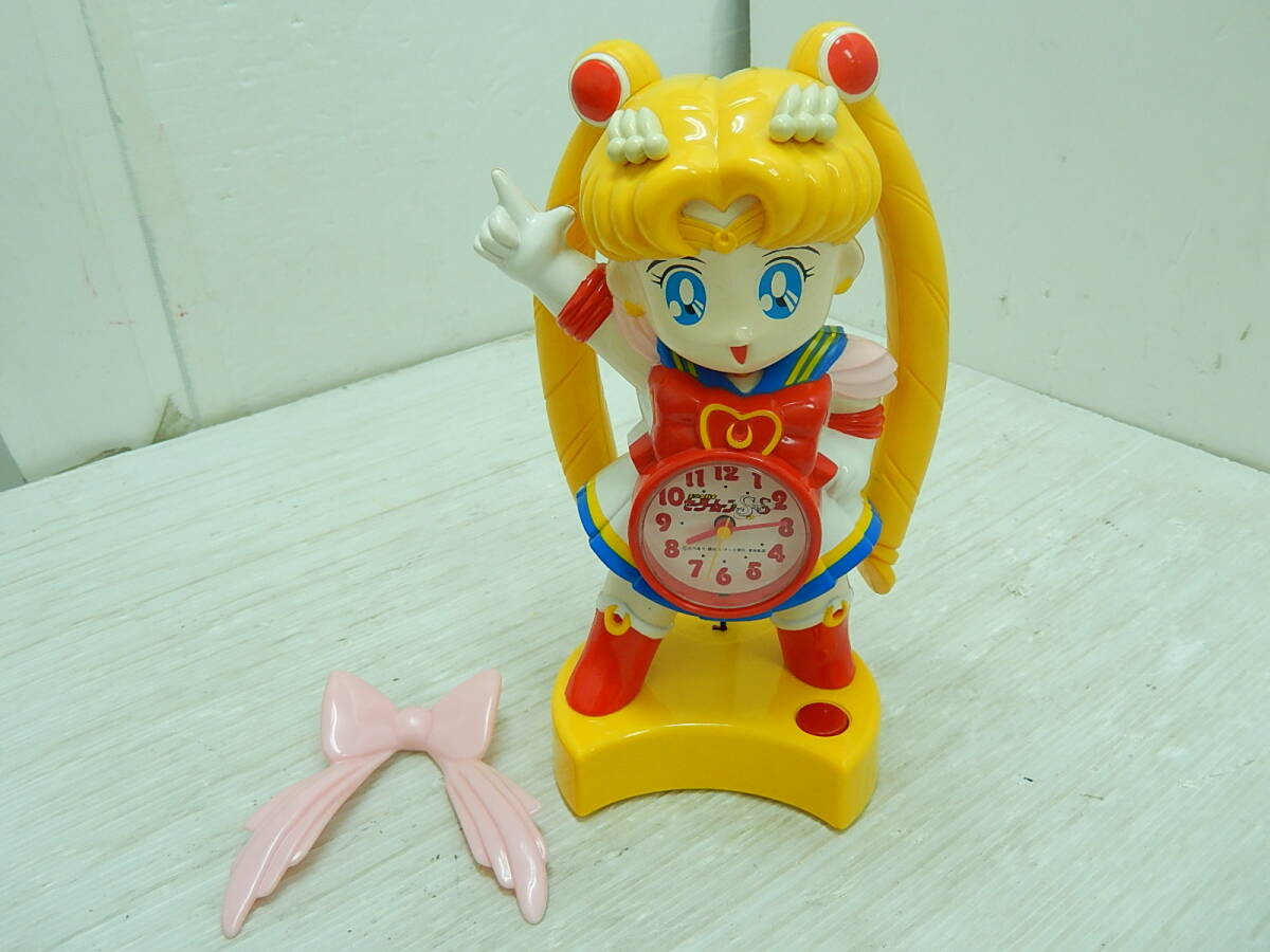 美品　レア　美少女戦士　セーラームーン　セーラースターズ　目覚まし時計 グッズレビュー】セーラースターズ目覚まし時計【美少女戦士