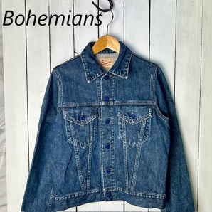 Bohemians デニムジャケット 0 濃紺インディゴ ボヘミアンズ トラッカージャケット ジージャン XS 3rdタイプ サード 短丈 日本製 ●80