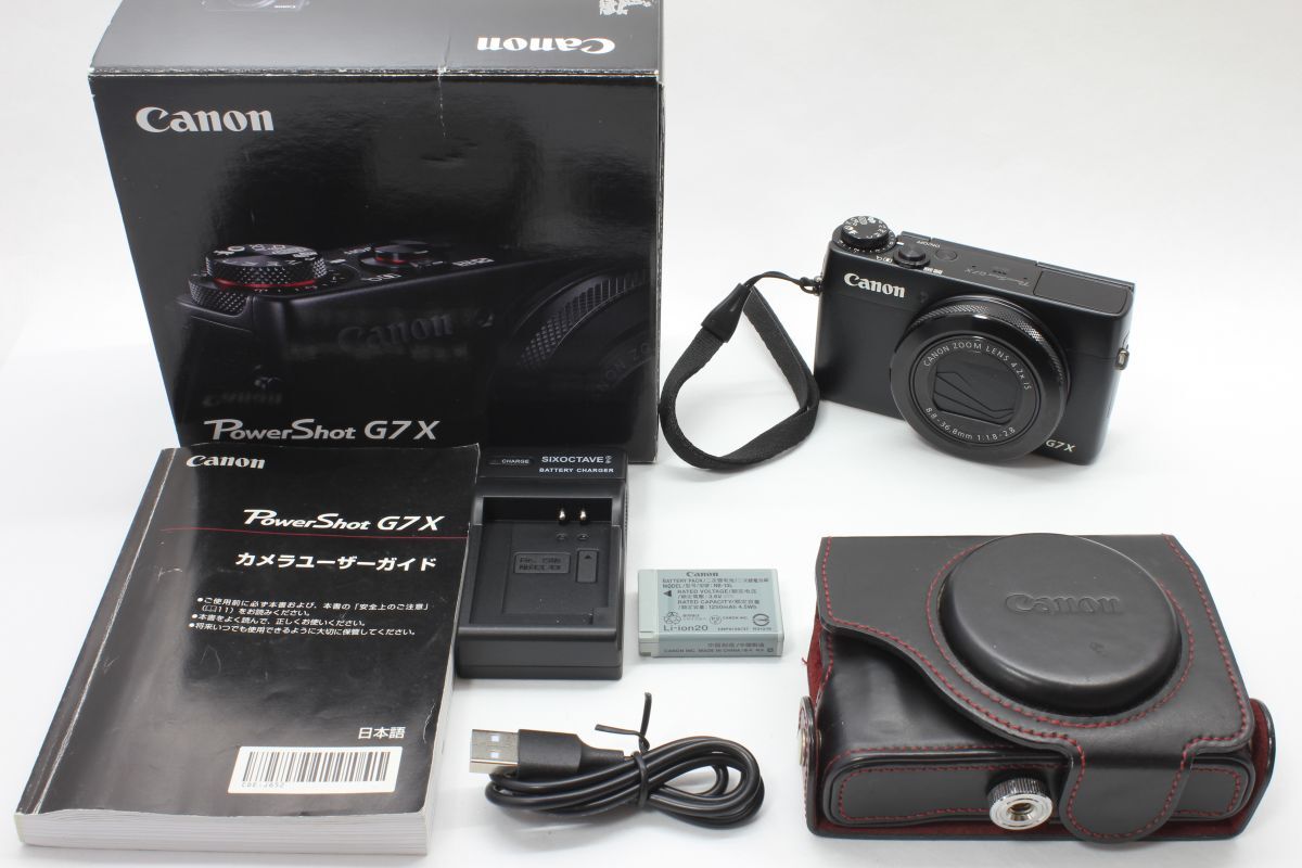 元箱付き美品♪Canon PowerShot G7X 初代　ブラック 元箱付き美品♪Canon PowerShot G7X 初代 ブラック CANON