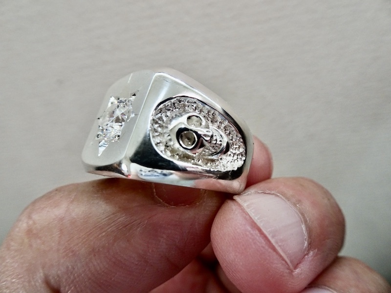 仁尾彫金『ラッキースカルブレスレット』ハンドメイド163 仁尾彫金『ラッキースカルブレスレット』ハンドメイド163 : 仁尾