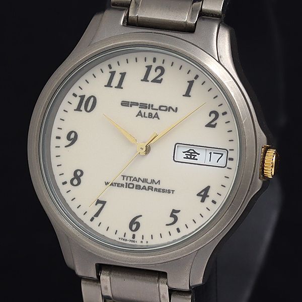 激レア SEIKO ALBA EPSILON メンズ 腕時計 Y911-0A80 激レア SEIKO ALBA EPSILON メンズ 腕時計 Y911-0A80 - メルカリ