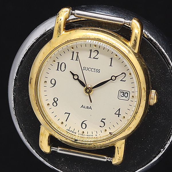80s SEIKO アルバ サクセス VINTAGE スモセコ 日本製 腕時計 稼働品】SEIKO ALBA セイコー アルバ SUCCESS VINTAGE サクセス