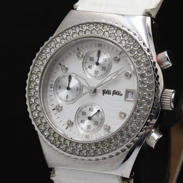 稼働品 フォリフォリ クロノグラフ 腕時計 レディース 楽天市場】クロノグラフ（ブランドフォリフォリ）（腕時計）の通販