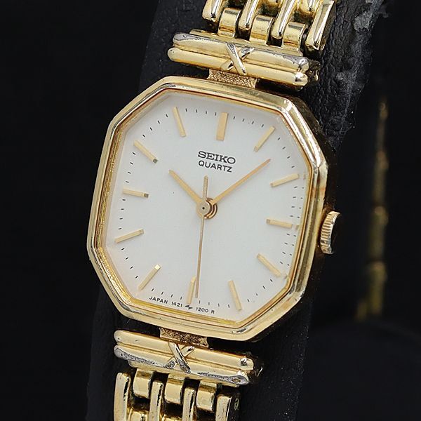 SEIKO セイコー ゴールド オクタゴン　八角形 レディース 腕時計 SEIKO セイコー ゴールド オクタゴン 八角形 レディース 腕時計