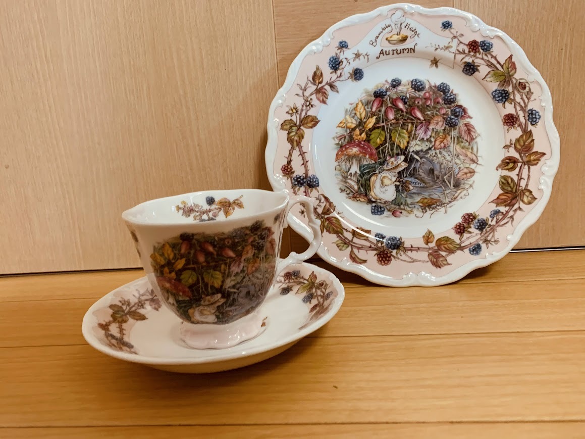 ブランブリーヘッジ ミッドウィンターシリーズ プレート 4枚セット Amazon.co.jp: ロイヤルドルトン ブランブリーヘッジ 四季