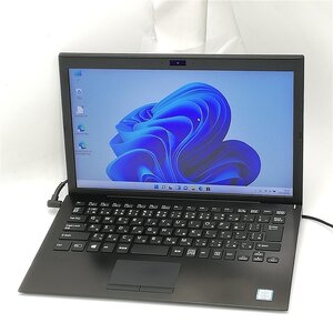 秋の感謝祭 大赤字 8台限定 WiFi有 ノートパソコン SONY VJPG11C11N 中古良品 Core i5 8250U 高速SSD 無線LAN Windows11 Office済 即使用可
