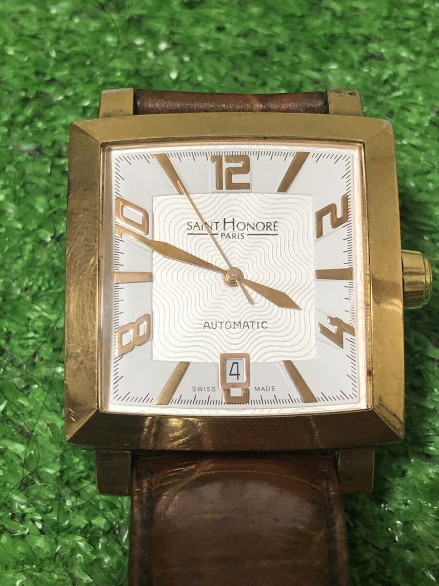 SAINT HONOREマンハッタン メンズクォーツ腕時計GP SAINT HONOREマンハッタン メンズクォーツ腕時計GP 最終特価品