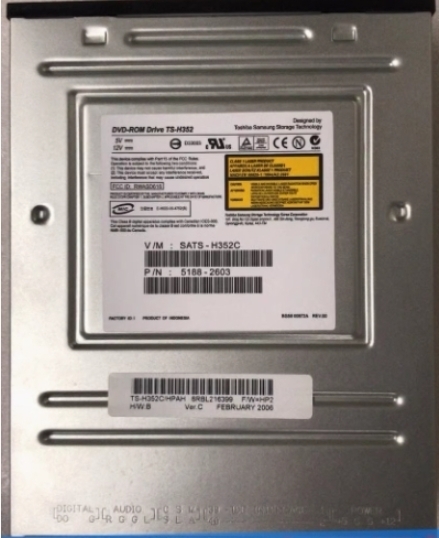 新品未使用 内蔵型DVDドライブ TS-H352 Toshiba Samsung TS-H352 TS-H352C 互換内蔵 DVD-ROMドライブ