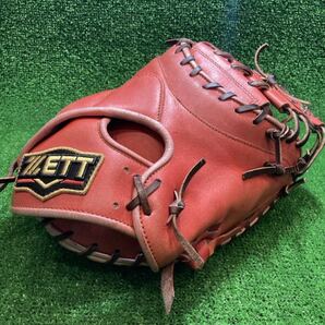 ZETT PROSTATUS ゼット プロステイタス 一般硬式用 キャッチャーミット 捕手用 中村悠平型 BPROCM820 色落ち有 基本型付済 専用グラブ袋付
