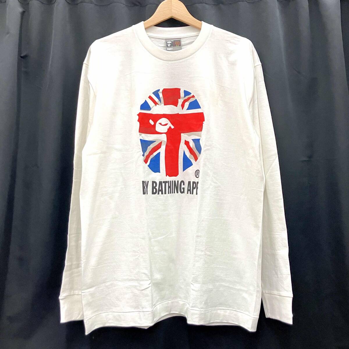90s 初期A BATHING APE エイプ ユニオンジャック ロングTシャツ 2025年最新】Yahoo!オークション -「ユニオンジャック シャツ