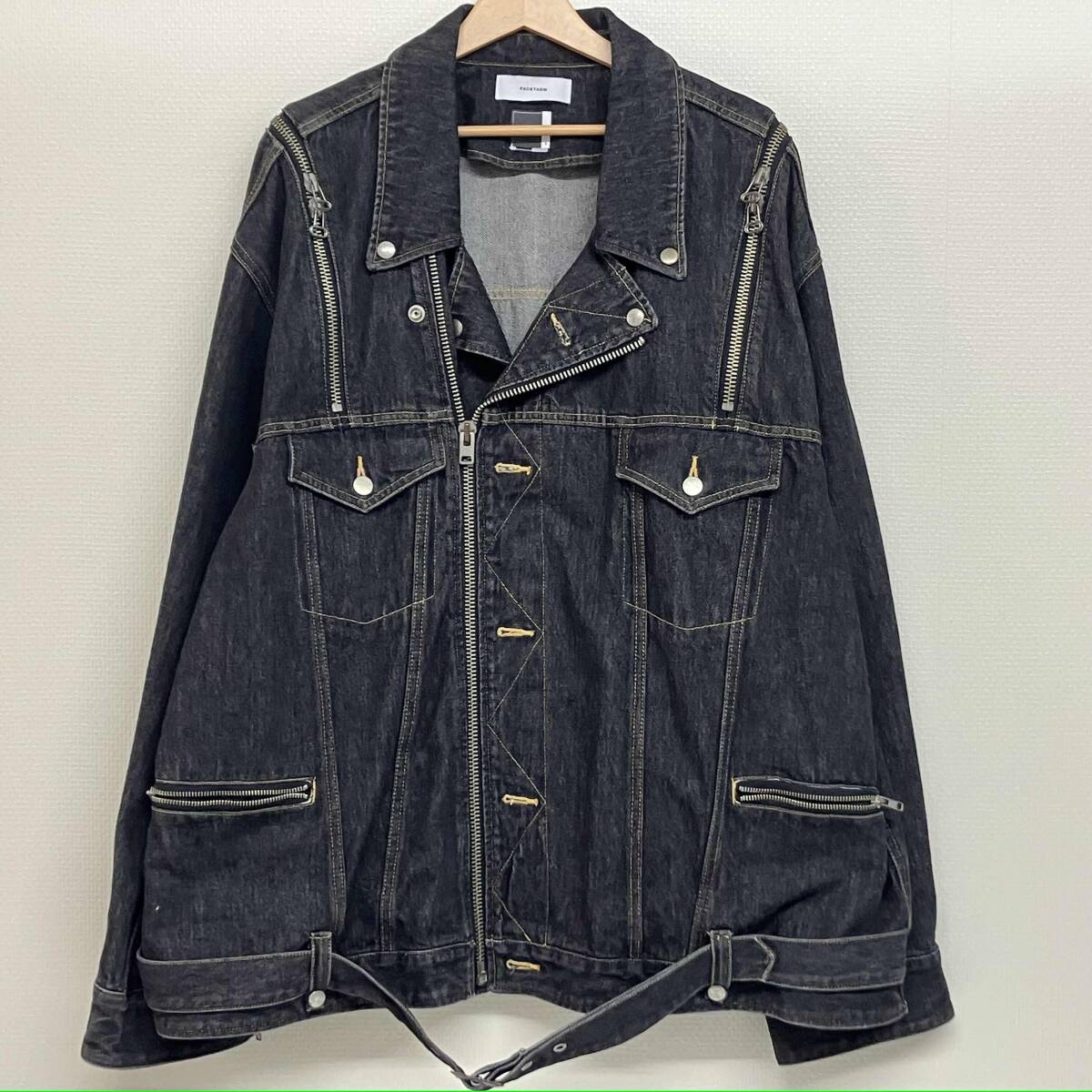【希少】【美品】FACETASM｜ライダース｜ダメージ加工｜16AW 2025年最新】facetasmライダースジャケットの人気アイテム