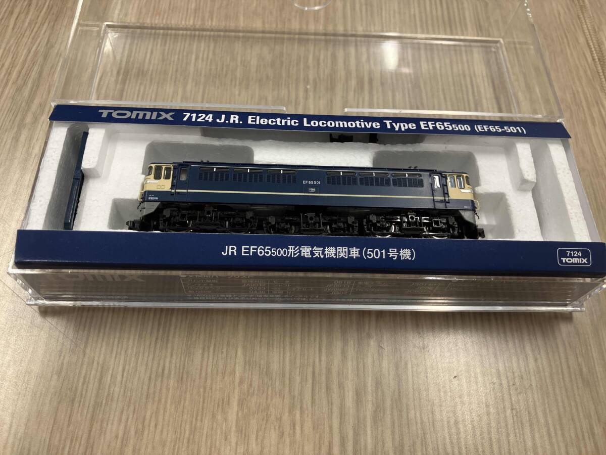 TOMIX 7124 JR EF65形500番台電気機関車（501号機） Amazon | TOMIX Nゲージ EF65 500形 501号機 7124 鉄道模型 電気