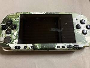 ジャンク PSPプレイステーション・ポータブル本体 メタルギアソリッド ピースウォーカー モデル PSP-3000