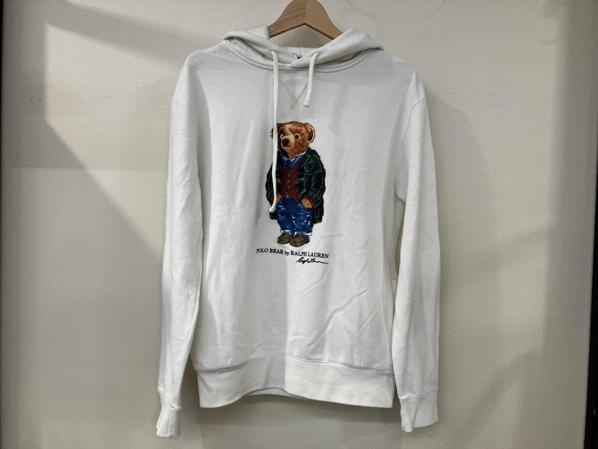 【新品未使用】ポロラルフローレンパーカー ホワイト Mサイズ POLO RALPH LAUREN 【ボーナスストア 誰でも+5% 9/11 0:00〜9/15