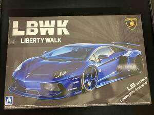 プラモデル アオシマ 1/24 LBワークス ランボルギーニ アヴェンタドール Ver.2 リバティーウォーク No.18
