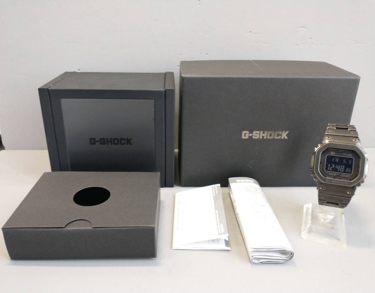 CASIO カシオ GMW-B5000 動作品 ブラック 箱・コマ付き 美品】 CASIO カシオ G-SHOCK GMW-B5000 ソーラー電波 腕時計