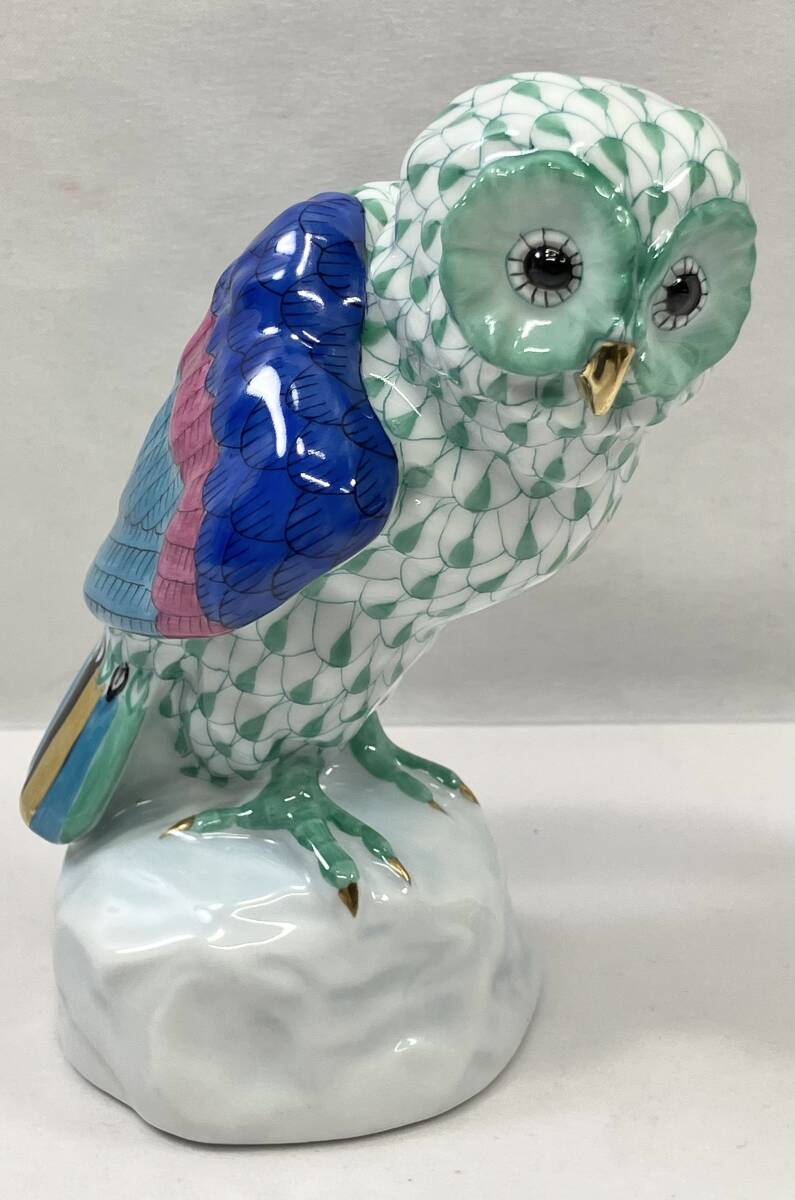 HEREND フィギュリン　 『アテナのふくろう』 世界のふくろう] アテナのふくろう