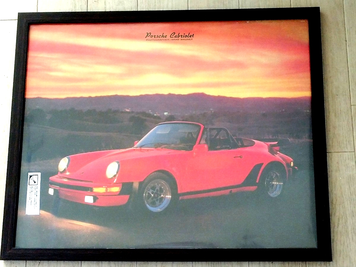 希少◎ポルシェ 911ターボ カブリオレ◎ポスターアート◎ 当時物◎ 2025年最新】Yahoo!オークション -ポルシェ ポスターの中古品