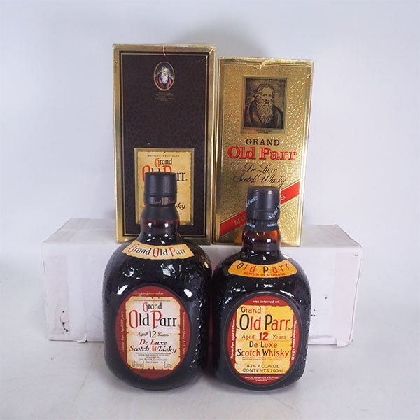 未開封★OldParr【オールドパー】 スペリオール 2本セット ジャンク品 750ml 箱付【中古】 Old Parr Superior オールドパースーペリア 旧ボトル 2本セット