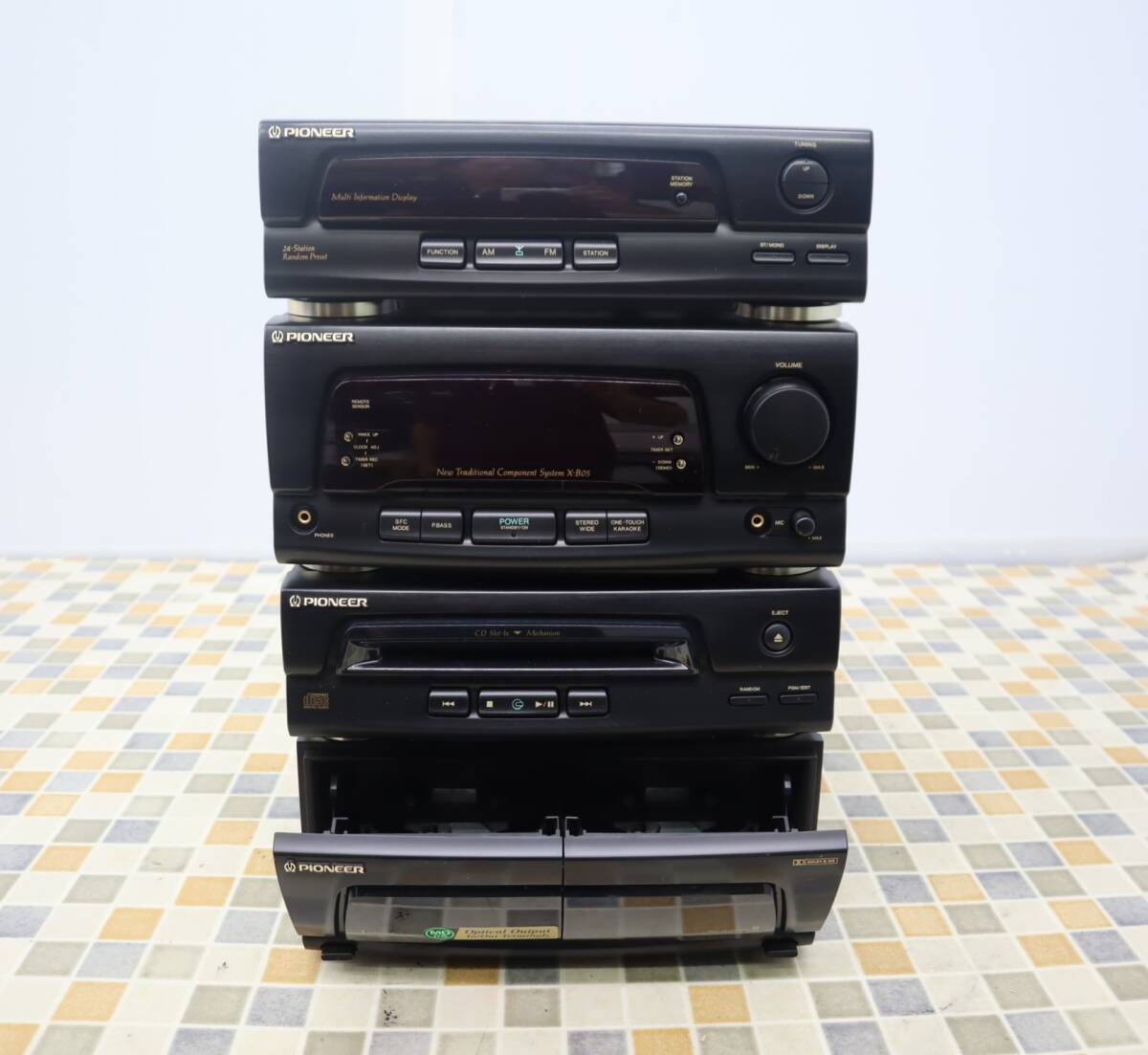 【貴重な逸品】Pioneer パイオニア システムコンポ一式 、リモコン付き 貴重な逸品】Pioneer パイオニア システムコンポ一式 、リモコン