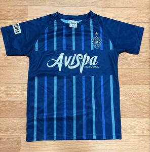 美品 アビスパ福岡 応援ユニフォーム キッズ用 スポーツウェア 半袖Tシャツ