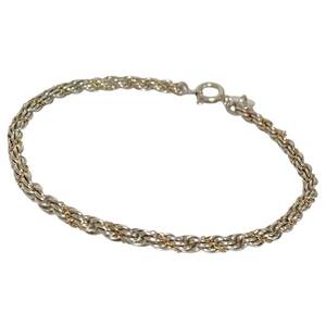 2901 Tiffany & Co. ティファニー ツイストチェーンブレスレット スターリングシルバー K14
